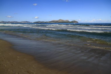 Platja del Muro beach içinde Mallorca Balearic Islands, İspanya