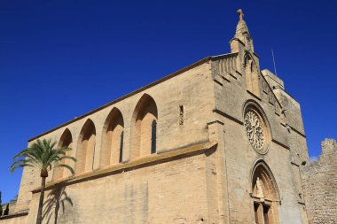 Sant Jaume katedralde Alcudia, Mallorca, Balear Adaları, Sp