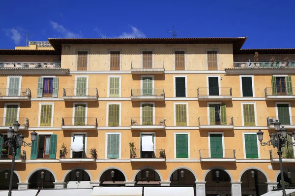 House Facades, Palma de Maiorca, Espanha — Fotografia de Stock