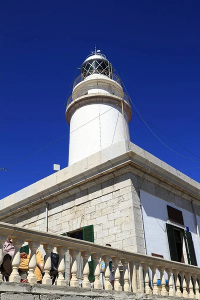 Fyren vid Cape Formentor i kusten på norra Mallorca, Spa — Stockfoto