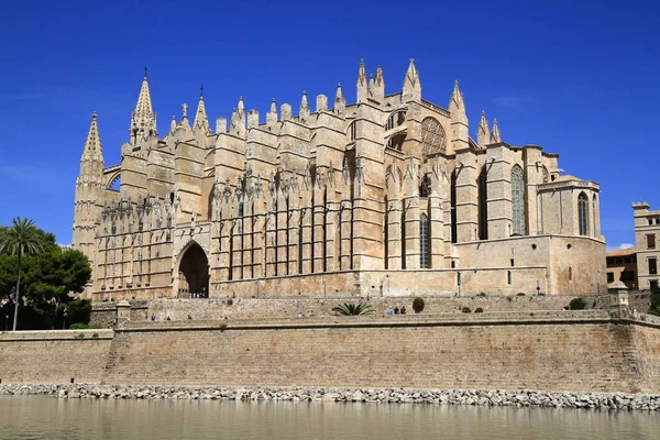 Catedral de Palma Mallorca o La Seu Mallorca, Islas Baleares — Foto de Stock