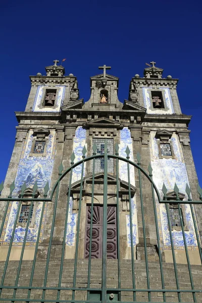 Церковь Святого Ильдефонсо, Порту, Португалия — стоковое фото