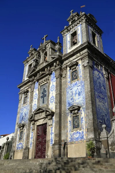 Церква Святої Ільдефонсо порту, Португалія — стокове фото