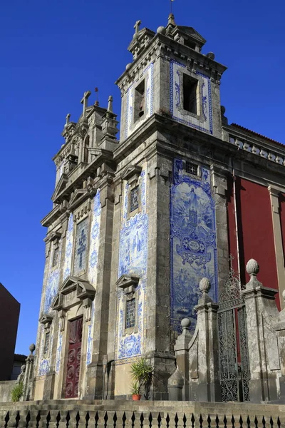 Kirche des heiligen ildefonso, porto, portugal — Stockfoto