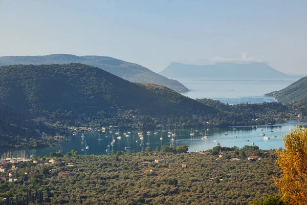 Kleine Eilanden Ionische Zee Lefkada Griekenland — Stockfoto