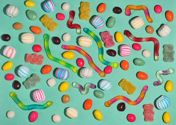 Fondo de caramelo colorido mixto — Foto de Stock