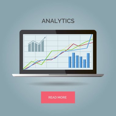 vektör tasarım analytics bilgisayar eps 10 kavramı