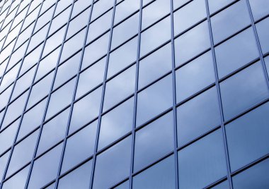 mavi cam iş bina perspektif sokak fotoğrafı