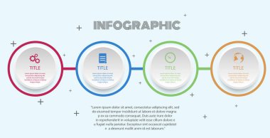 İllüstrasyon web analitik İnfografik tasarım vektör EPS 10