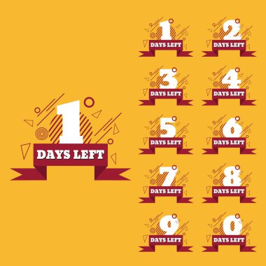 Gün kırmızı afiş toplama rozetleri satış, iniş pag gitmek için sol