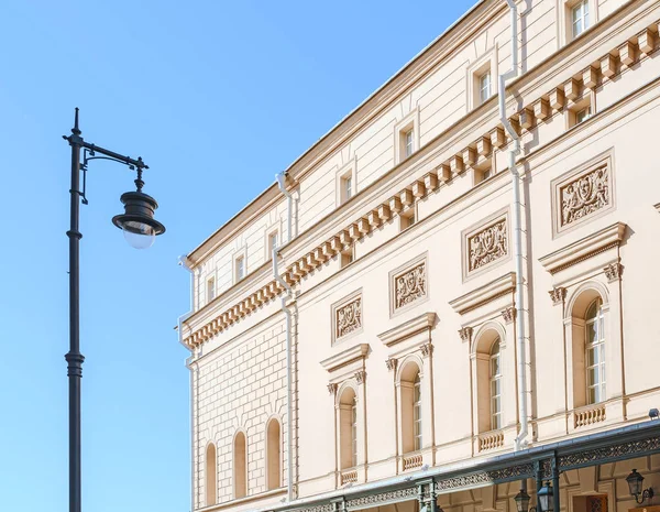 Крупный План Архитектуры Большого Театра Москве Россия — стоковое фото