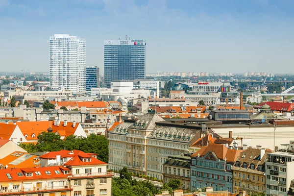 May 2018 Slovakia Bratislava View Bratislava City Modern Skyline Skyscrappers — Stock Photo, Image