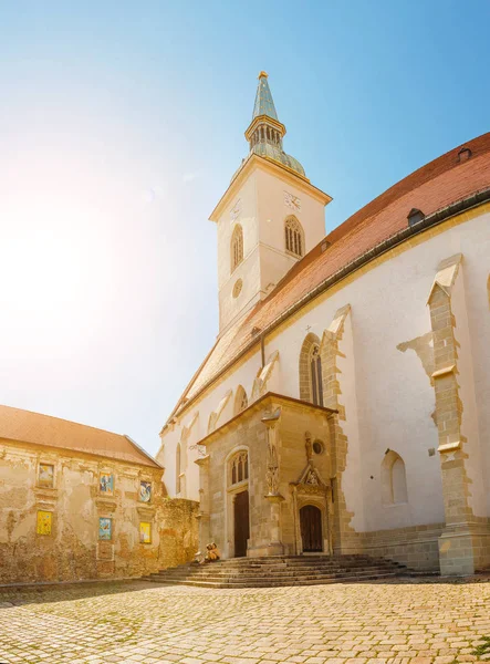 May 2018 Slovakia Bratislava Famous Tourist Destination Martin Cathedral Bratislava — Stock Photo, Image