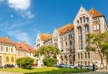 14 Mayıs 2018, Budapeşte, Macaristan: Budapeşte Macaristan binanın Ulusal Arşivler.