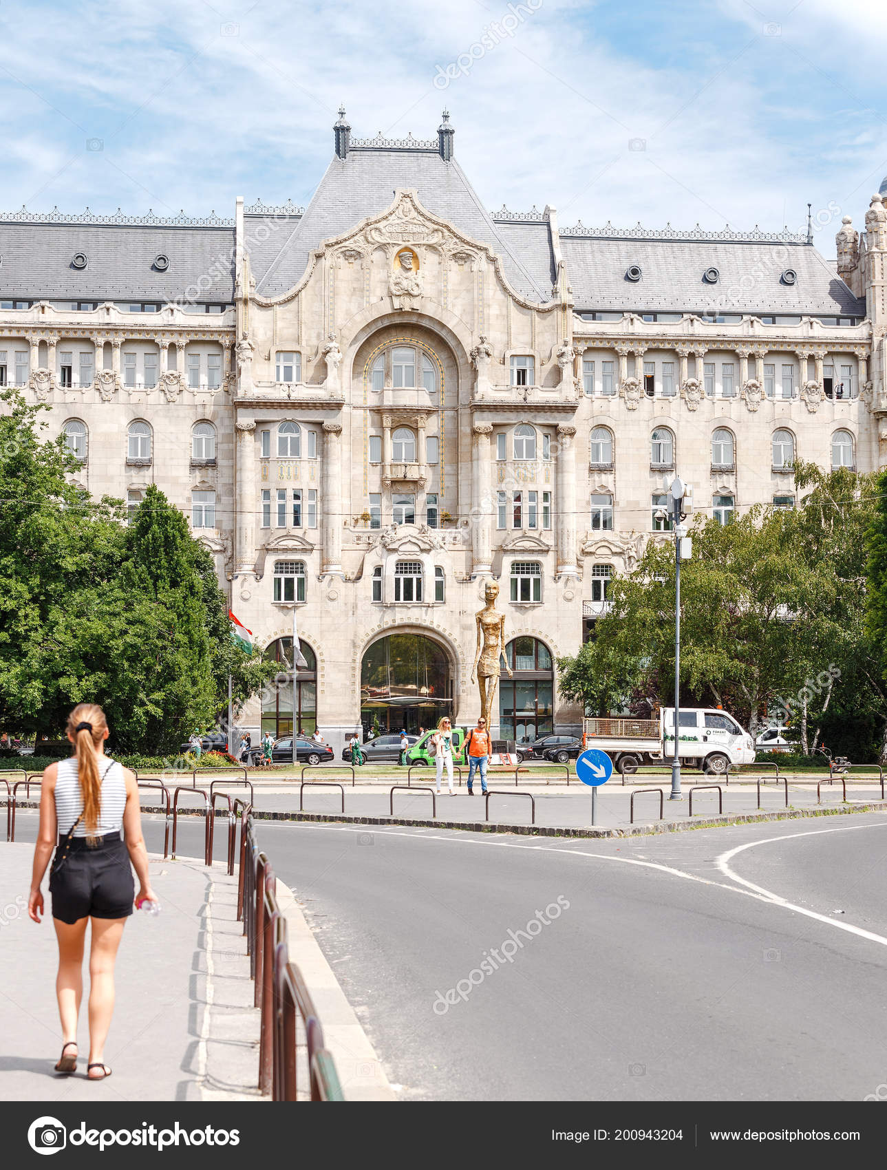 14 De Mayo De 2018 Budapest Hungria Gresham Palace Ahora Es El Lujoso El Four Seasons Fotografia Editorial De Stock 14 De Mayo De 2018 Budapest Hungria Gresham Palace Ahora Es El Lujoso El Four Seasons Fotografia Editorial De Stock