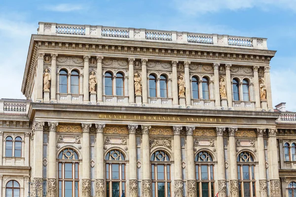 May 2018 Budapest Hungary Magyar Academia Facade Budapest — стоковое фото