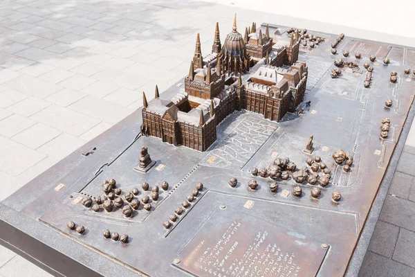 Minyatür modeli mini Park Budapeşte Macar Parlamentosu