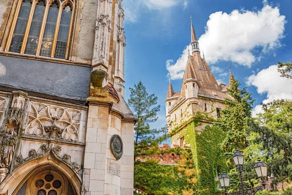 Watch Tower Byggnad Vajdahunyad Slottet Budapest — Stockfoto