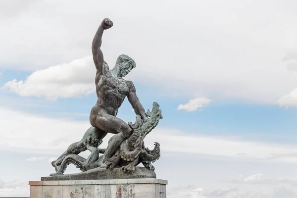 Памятник Свободы Холме Геллерт Будапеште Венгрия — стоковое фото