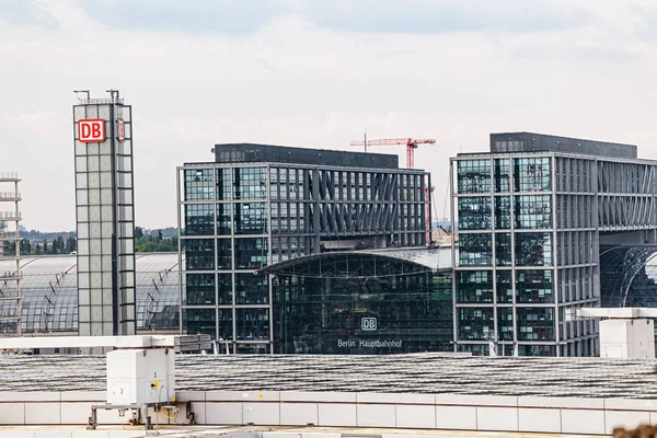 Maj 2018 Berlin Tyskland Berlin Hauptbahnhof Centrala Centralstationen Berlin Från — Stockfoto
