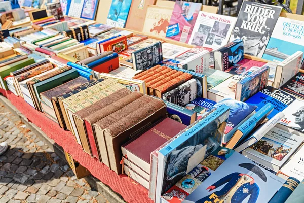 Maio 2018 Berlim Alemanha Mercado Livros Feira Livre — Fotografia de Stock