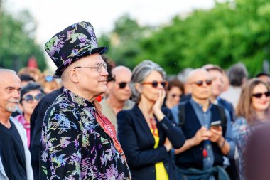 17 Mayıs 2018, Berlin, Almanya: Berlin şehir merkezi sokakta Lgbt ralli katılımcıları. Eşcinsel ve transseksüel eylemciler baskılar Avrupa'nın karşı protesto