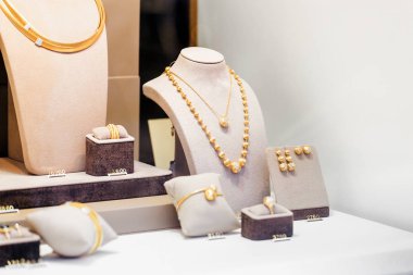 Altın takı dükkanı Vitrini