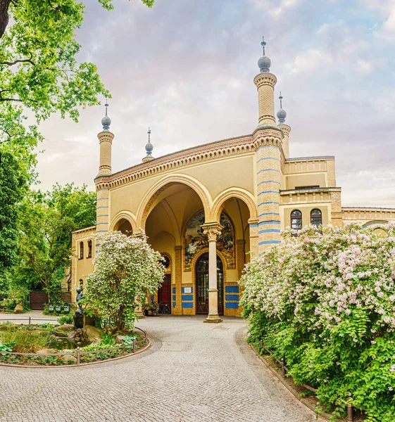 May 2018 Berlín Alemania Edificio Casa Antelope Zoológico Berlín Jardín — Foto de Stock