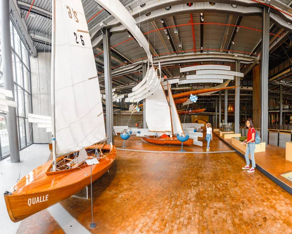 Берлін Німеччина Травня 2018 Кораблі Історичному Морській Виставці Музеї Німецького — стокове фото