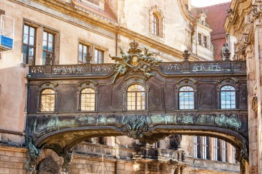 Dresden Gotik balkon görünümü