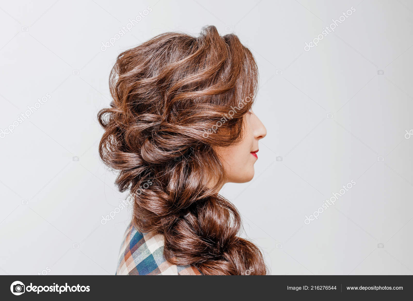 Beautiful Woman Tail Hair Style Hairdress Stock Photo by ©frantic00 216276544 Beautiful Woman Tail Hair Style Hairdress Stock Photo by ©frantic00 216276544