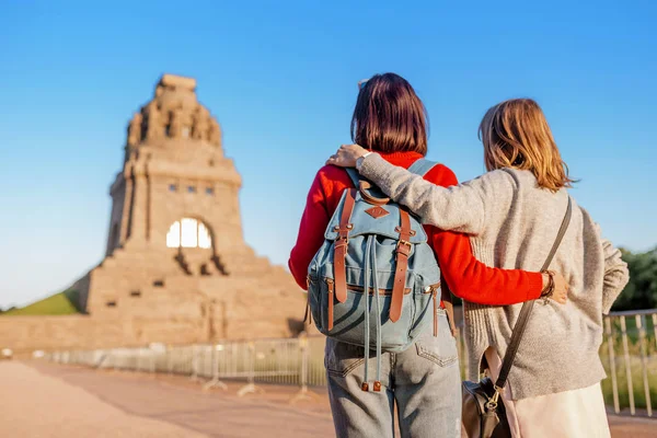 Monumento Batalla Las Naciones Leipzig Alemania — Foto de Stock