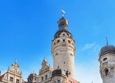 New City Hall (Neues Rathaus) kule Leipzig, Almanya