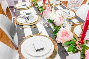 Düğün masa dekorasyonu