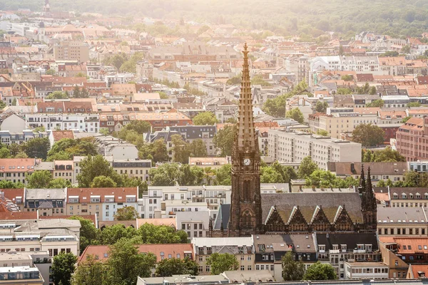 Aerial View Peter Church Leipzig Germany — Stock Photo, Image