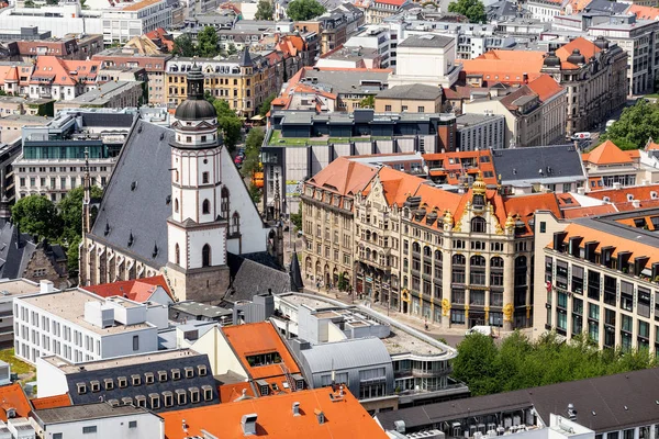 May 2018 Leipzig Germany Aerial Cityscape View Leipzig Observation Point — Stock Photo, Image