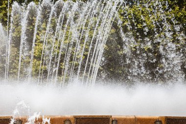 montjuic Barcelona sihirli Çeşmesi