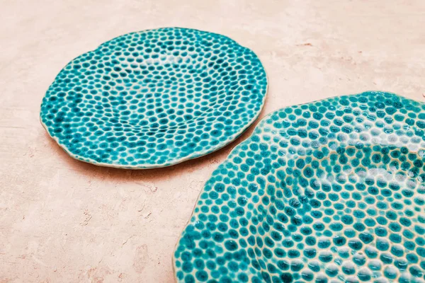 Handmade Decorative Ceramic Dishes Pottery Concept — Stock Photo, Image