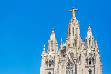 Ünlü turistik - kilise İsa Kutsal Kalp Barcelona, İspanya