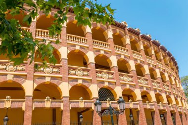 Plaza de toros boğa güreşi Coliseum Sarayı Zaragoza, İspanya