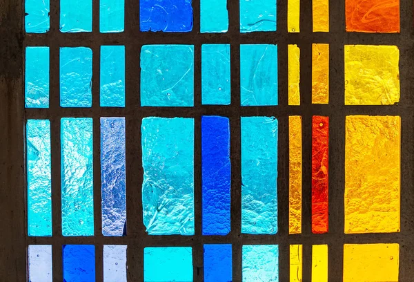 Çok Renkli Vitray Penceresi — Stok fotoğraf