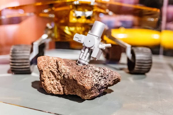 Robotic Mars Rover Soil Sample — Stock Photo, Image