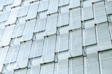 Office soyut portre cam bina. Kentsel veya iş bina kavramı