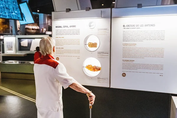 Липня 2018 Року Барселона Іспанія Відвідувач Чоловік Дивлячись Комах Музей — стокове фото