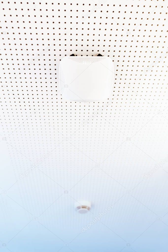 Wi-fi router for network mounted on the ceiling