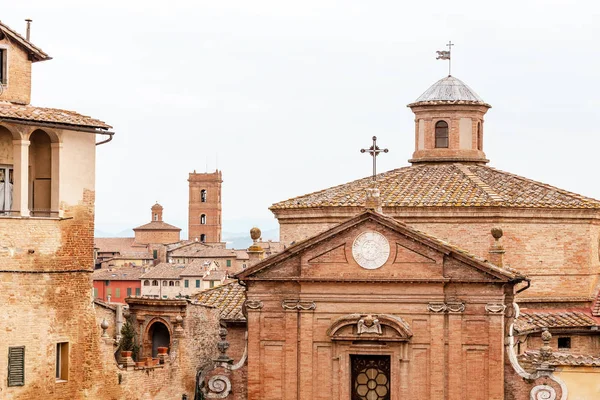 Siena Una Ciudad Medieval Italia Principal Punto Referencia Toscana —  Fotos de Stock