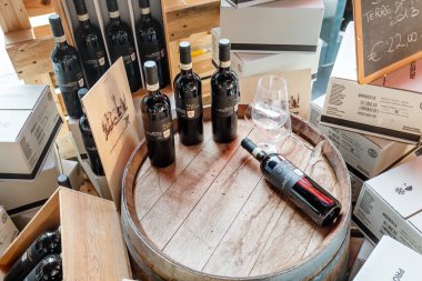 18 Ekim 2018, Toskana, İtalya: Lüks Salonu, Brunello Di Montalcino şarap