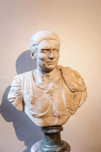 October 2018 Florence Italy Statue Roman Emperor Augustus — Stock Photo, Image