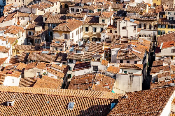 Telhados Florença Centro Histórico Cidade — Fotografia de Stock