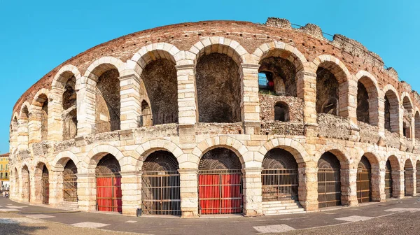 Fachada Anfiteatro Verona Viagem Marco Histórico — Fotografia de Stock